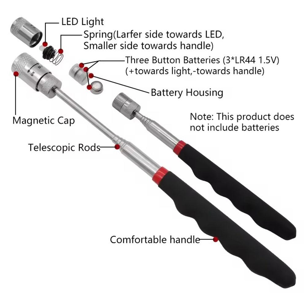 Telescopic Magnetic Pen with L – Fishing Rod Travel Bewertung und Preis