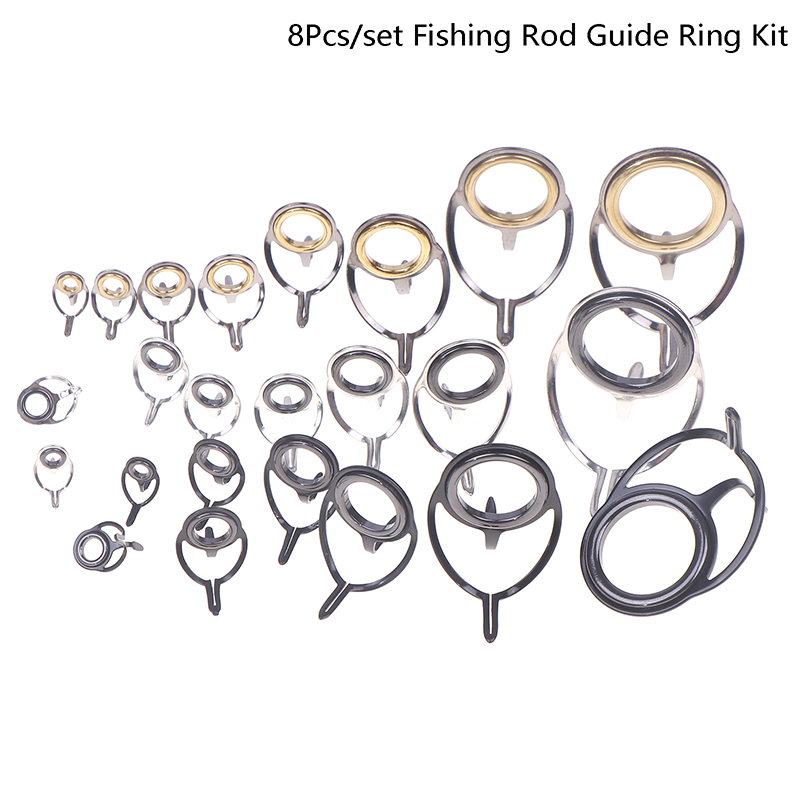 8Pcs Fishing Tackle Stainless  – Fishing Rod Tip Replacement Bewertung und Preis