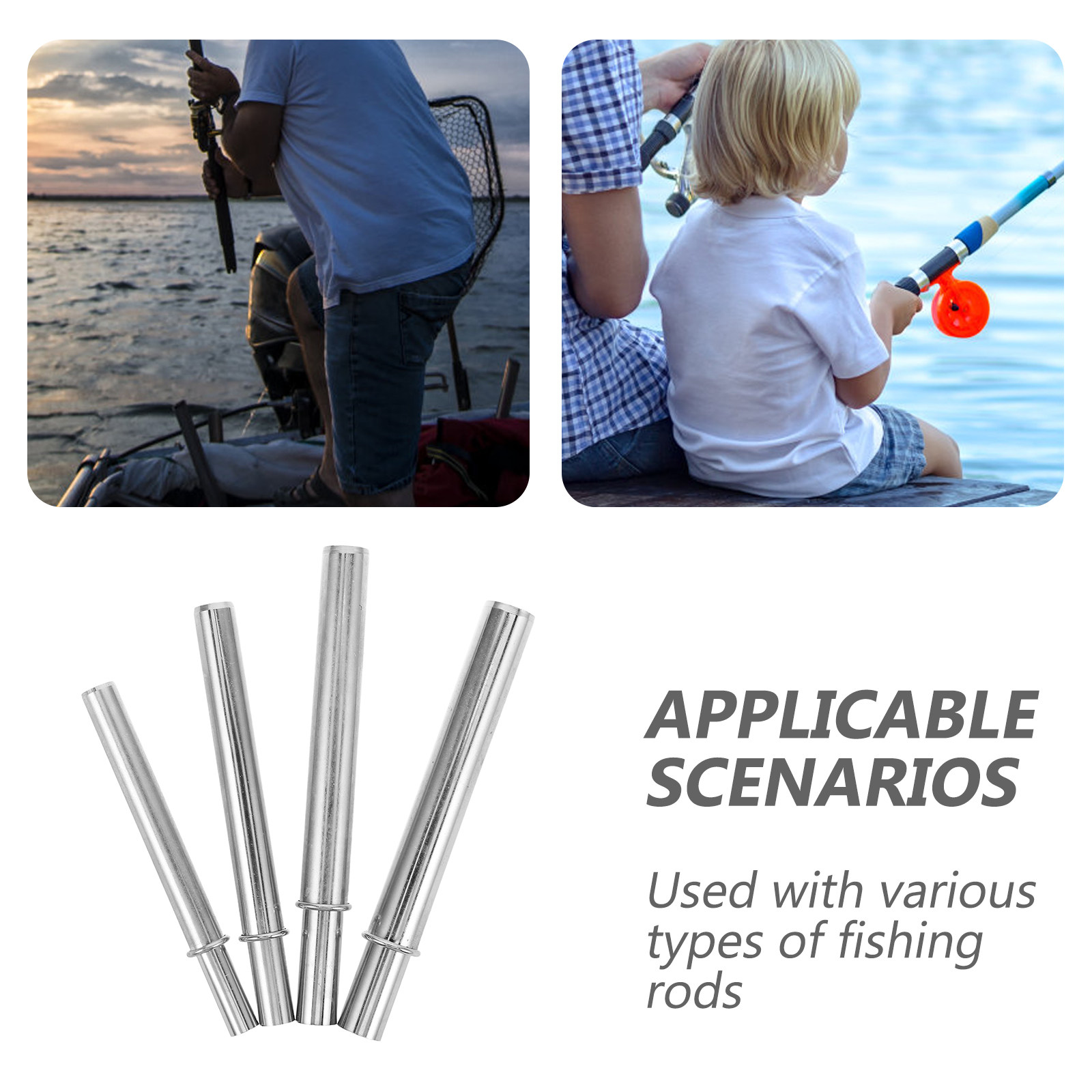 4pcs Stainless Steel Fishing C – Fishing Rod Spinning Bewertung und Preis