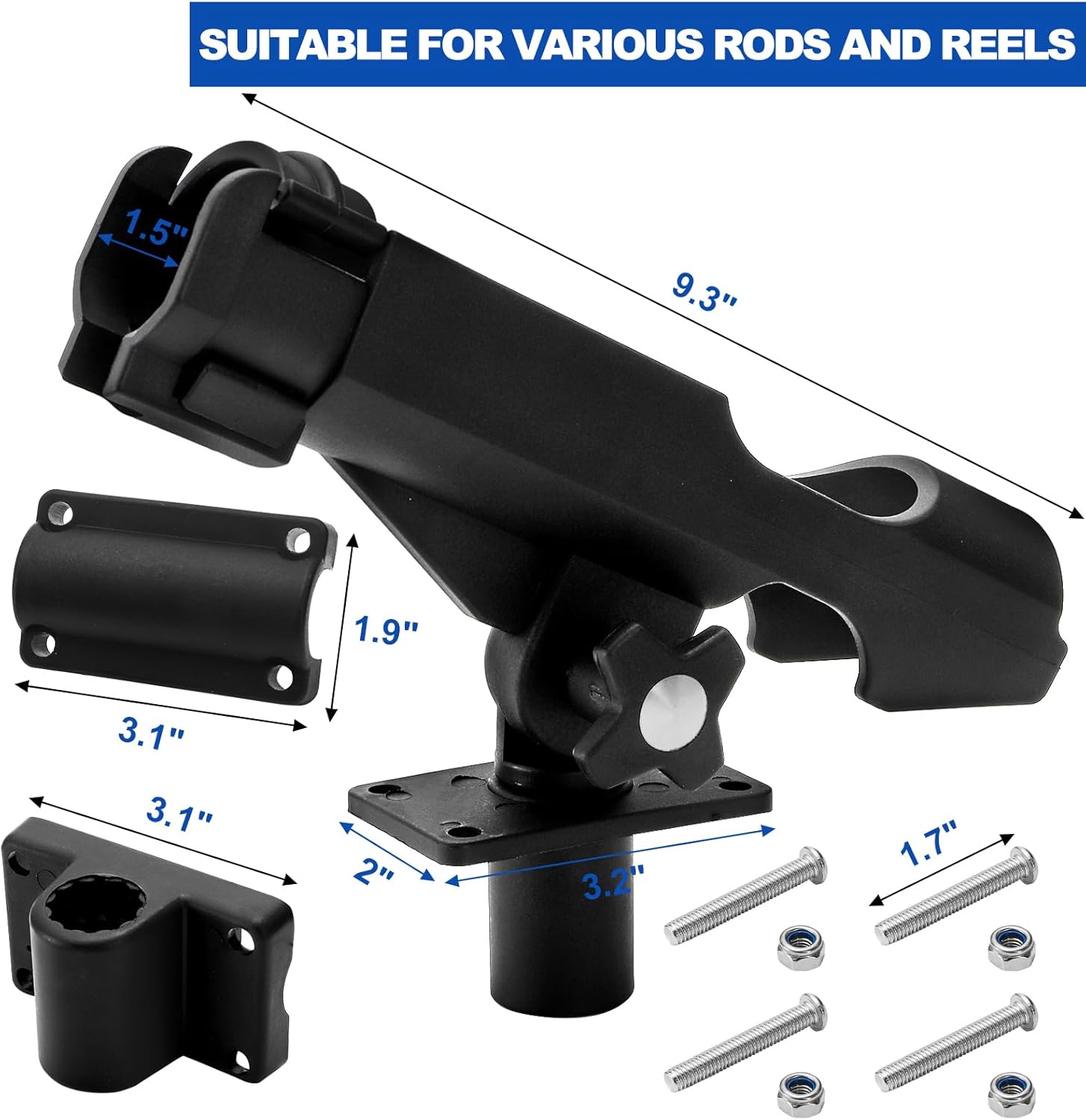 2 Pack Fishing Rod Holder with – Fishing Rod Boat Bewertung und Preis
