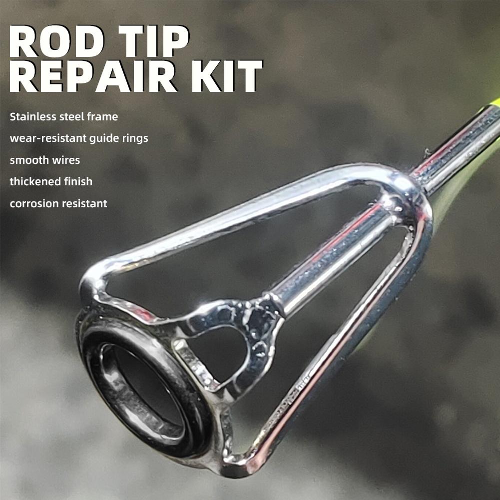 Rod Tip Repair Kit 10pcs Fishi – Fishing Rod Repair Kit Bewertung und Preis
