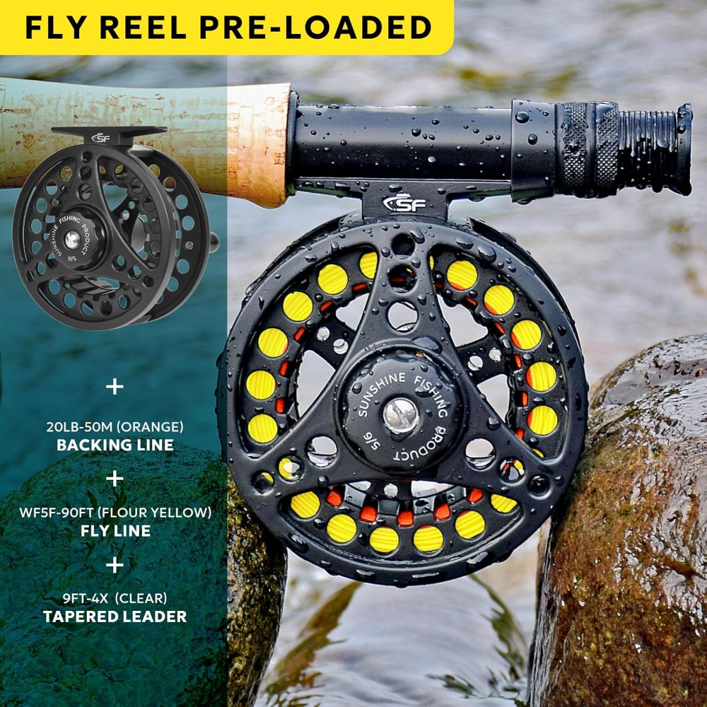 Fly Fishing Rod Combo Starter  – Fishing Rod Case Bewertung und Preis