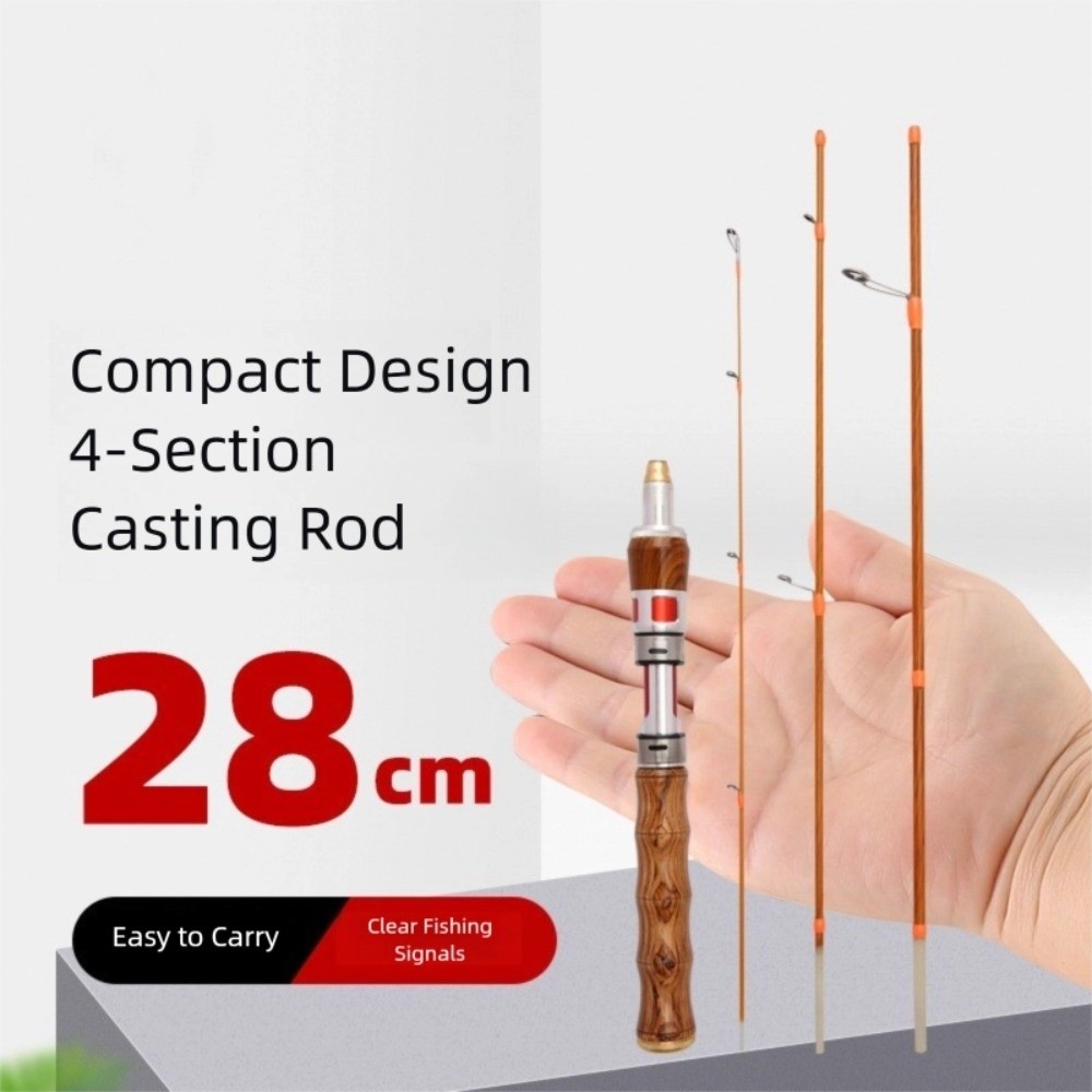4 Sections Spinning Fishing Ro – Fishing Rod Carbon Fiber Bewertung und Preis