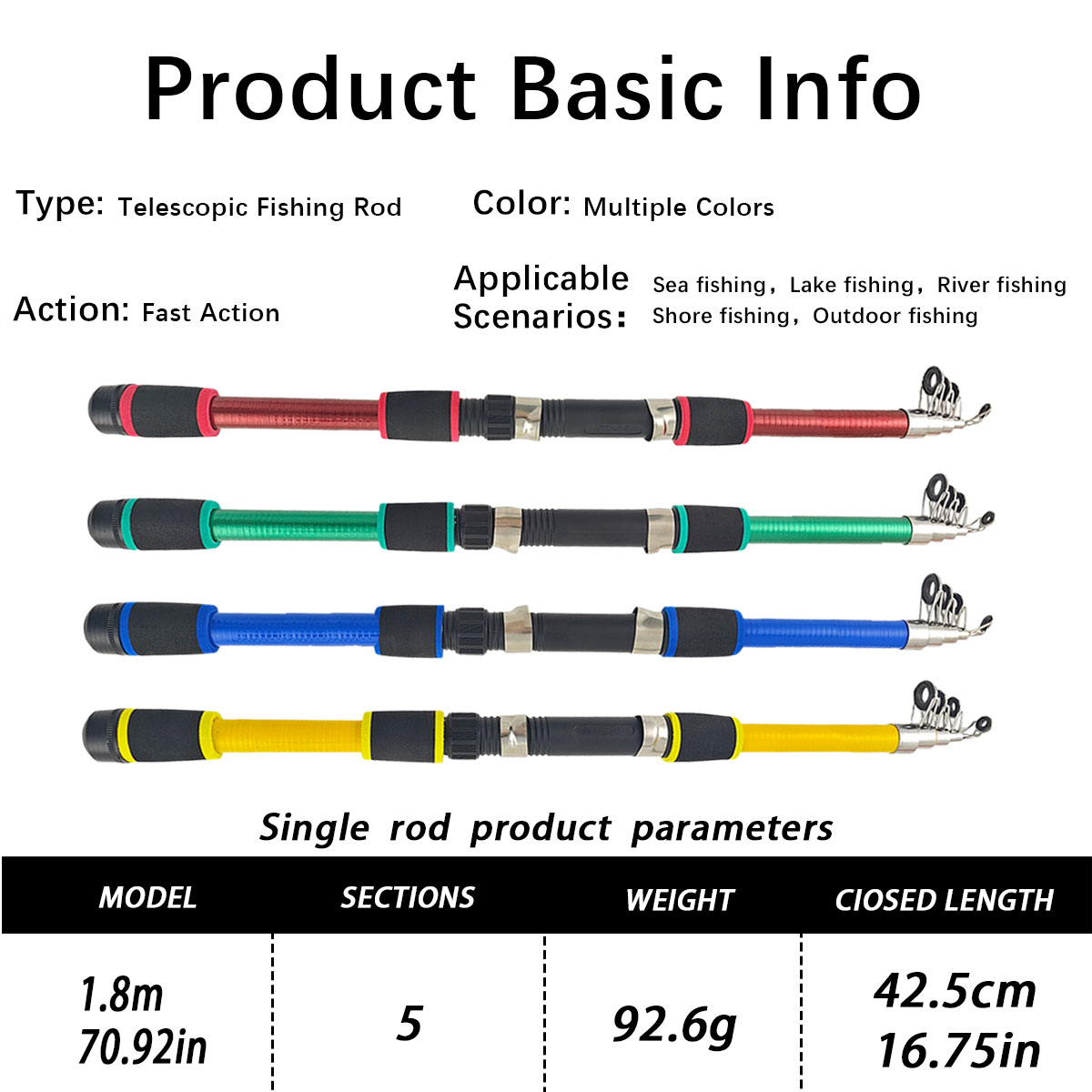 Mini Telescopic Sea Fishing Ro – Fishing Rod Spinning Bewertung und Preis