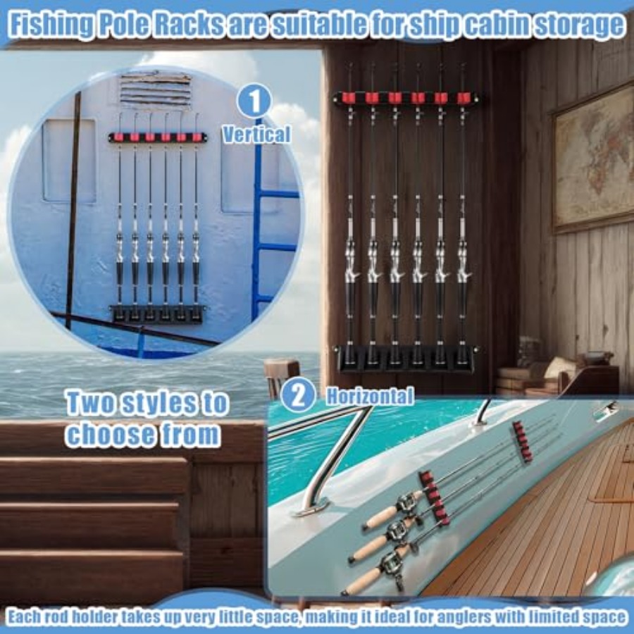 6set Fishing Rod Holders for 1 – Fishing Rod Boat Bewertung und Preis