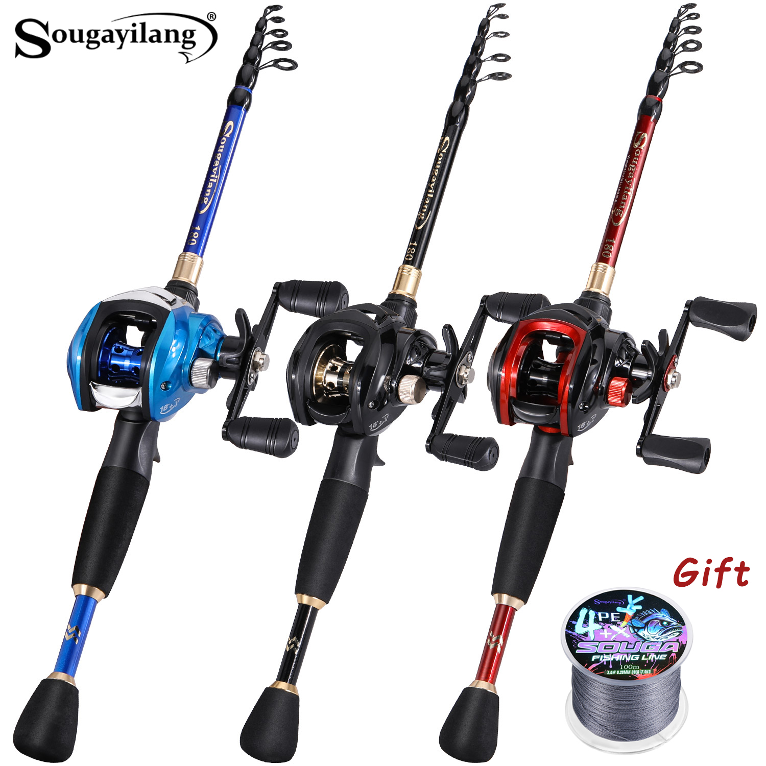 Sougayilang Fishing Set with C – Fishing Rod Carbon Fiber Bewertung und Preis