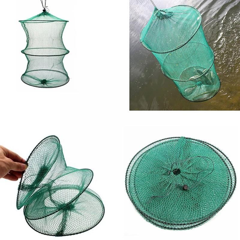 Folding Round Nylon Mesh Metal – Fishing Rod Casting Bewertung und Preis