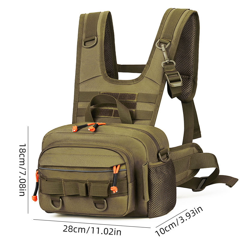 Men Chest Bag Tactical Fishing – Fishing Rod Holder Bewertung und Preis