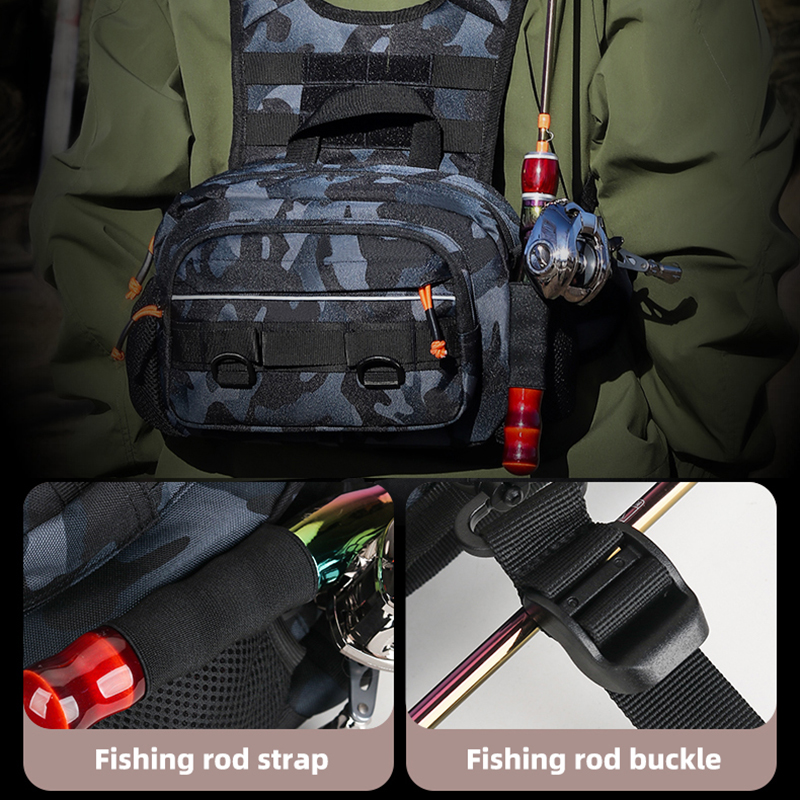 Men Chest Bag Tactical Fishing – Fishing Rod Holder Bewertung und Preis