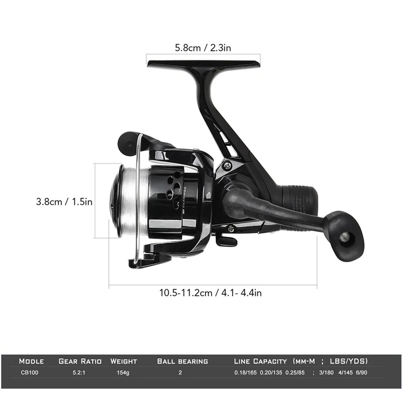 BRAVMAK 2.1/ 2.3 mTelescopic F – Fishing Rod Combo Bewertung und Preis