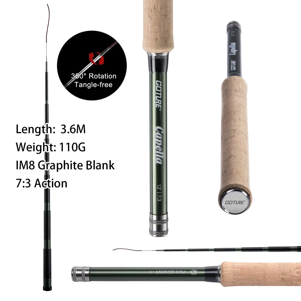 Goture 12FT Classical Tenkara  – Fishing Rod Combo Bewertung und Preis